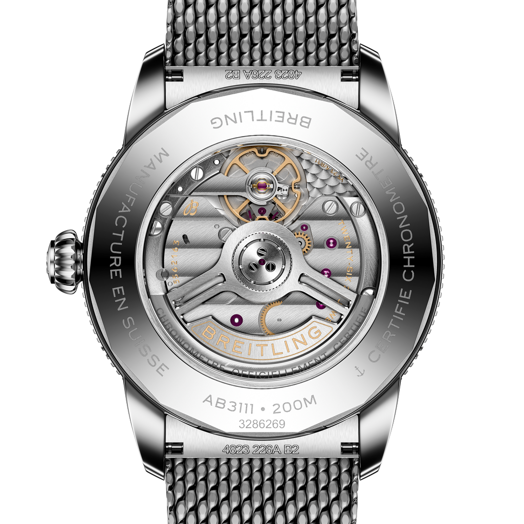 BRT Superocean Heritage B31 Automatic 42 Watch with Blue Dial